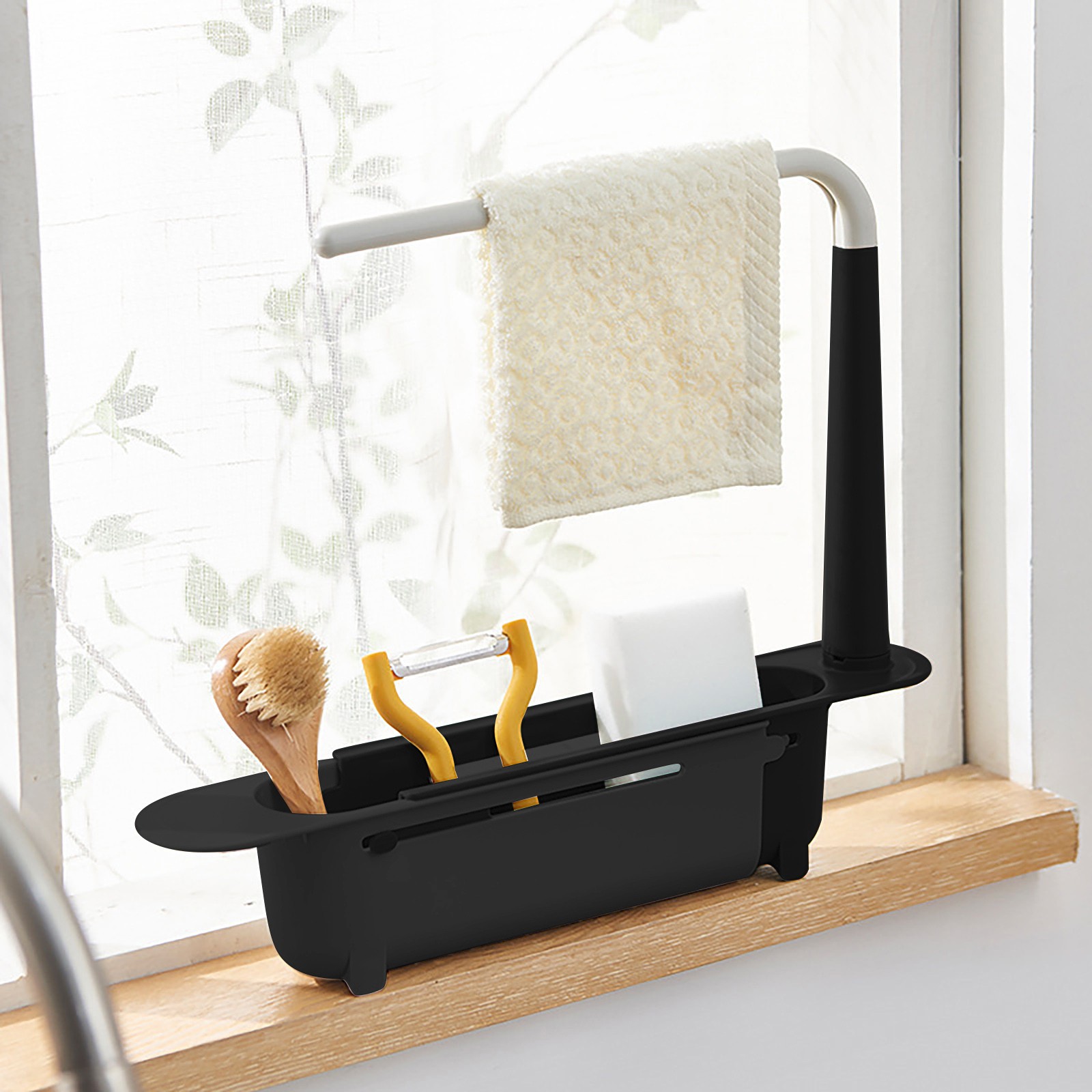 Kitchen Gadgets Everyone Needs - elescopic Sink Shelf Drainer Rack Kitchen