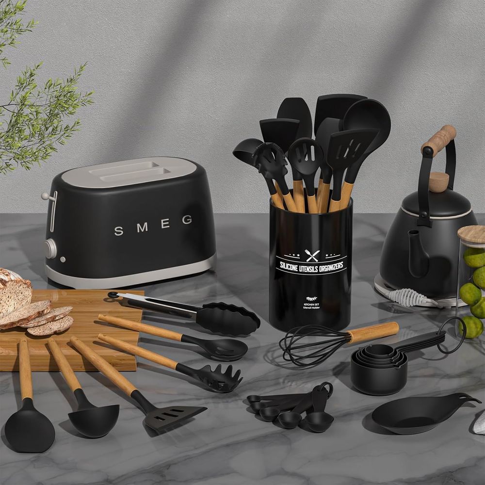 Kitchen Utensils Set - 34PCS S - đánh giá và giá Kitchen Utensil Holder