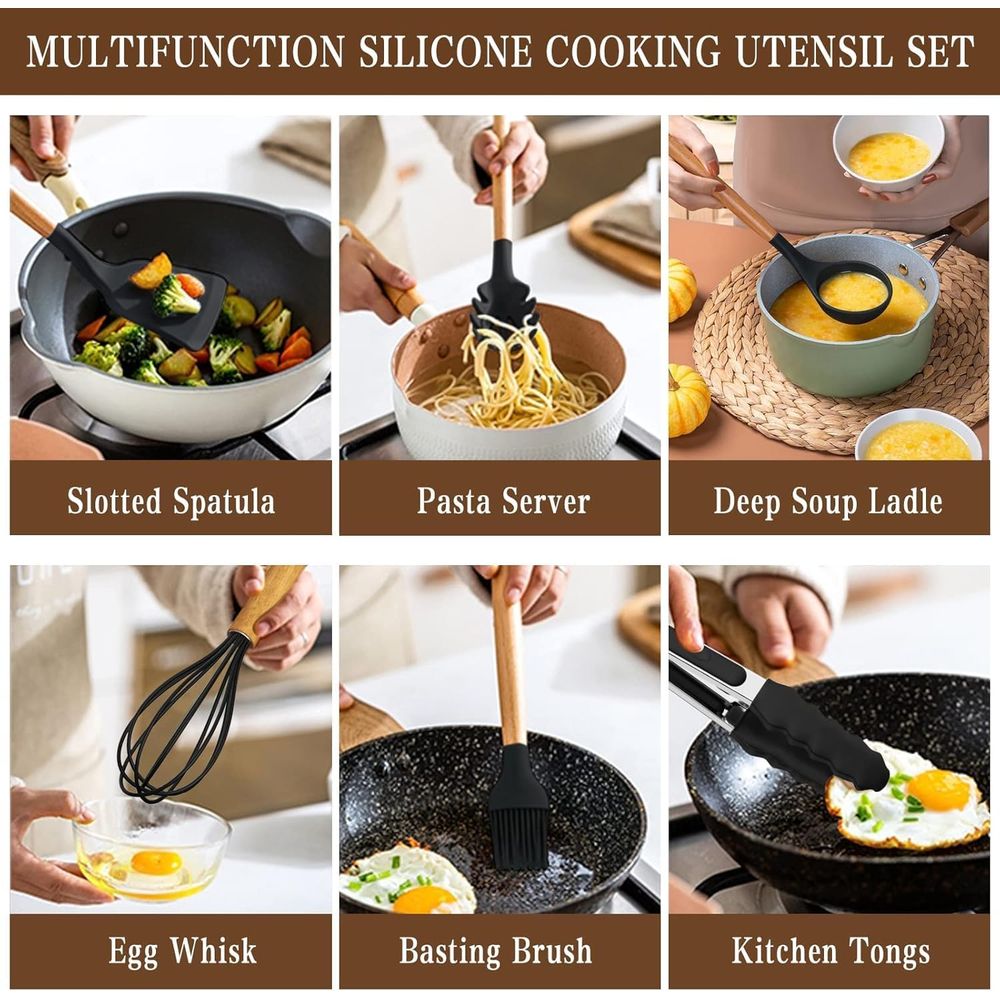 Kitchen Utensils Set - 34PCS S - đánh giá và giá Kitchen Utensil Holder