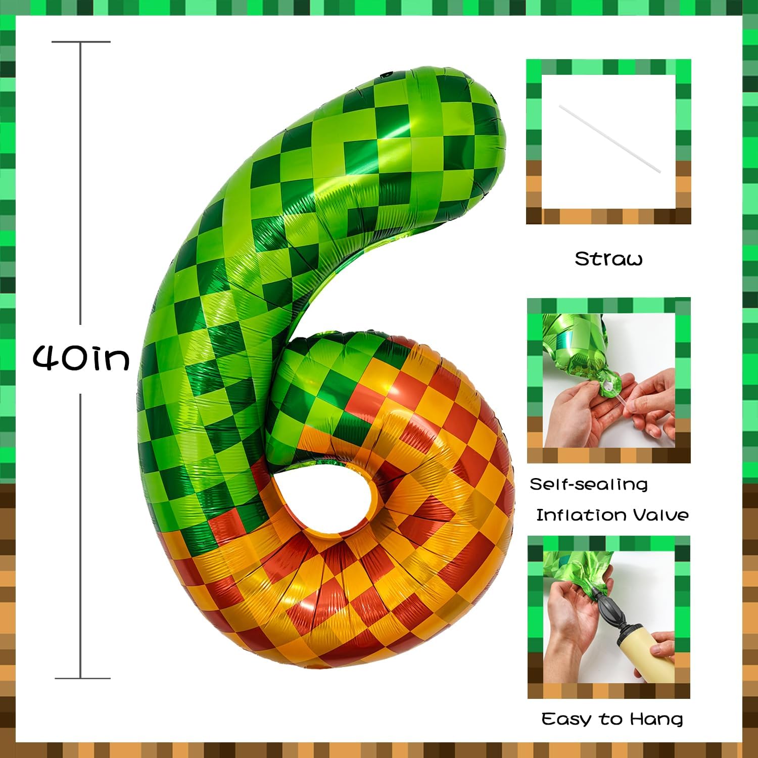 Pixel Miner Balloons 40 Inch N - đánh giá và giá Kitchen Gadgets Videos