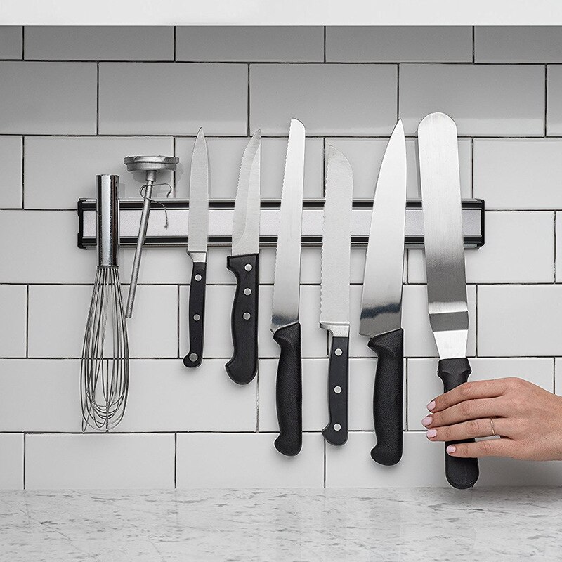 1PC Tối đa hóa không gian nhà  - đánh giá và giá Magnetic Knife Strip