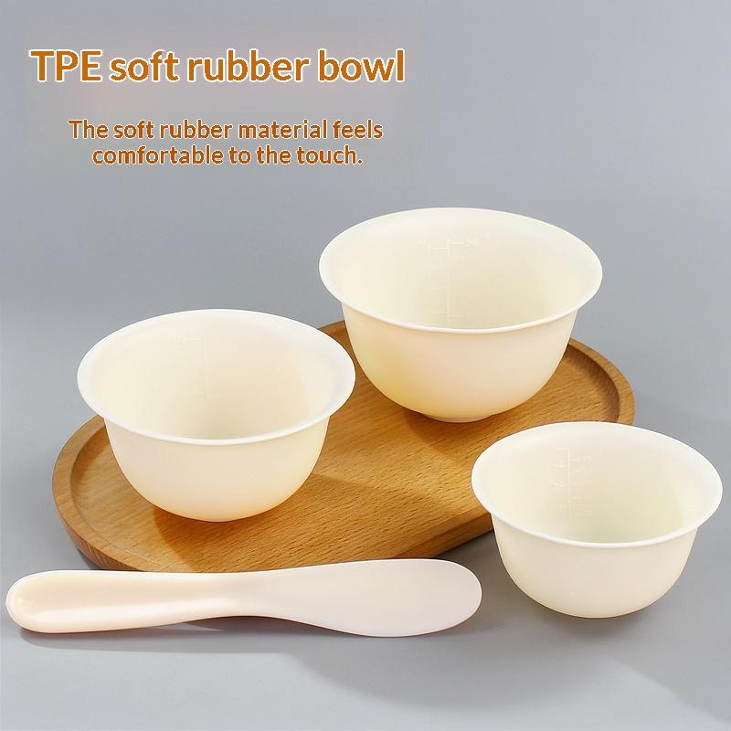 New Silicone Face Mask Bowl Ma - đánh giá và giá Silicone Spatula Set