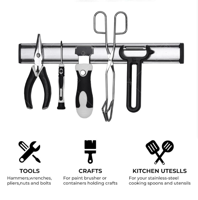 Kitchen Knife Holder Multipurp - đánh giá và giá Magnetic Knife Strip