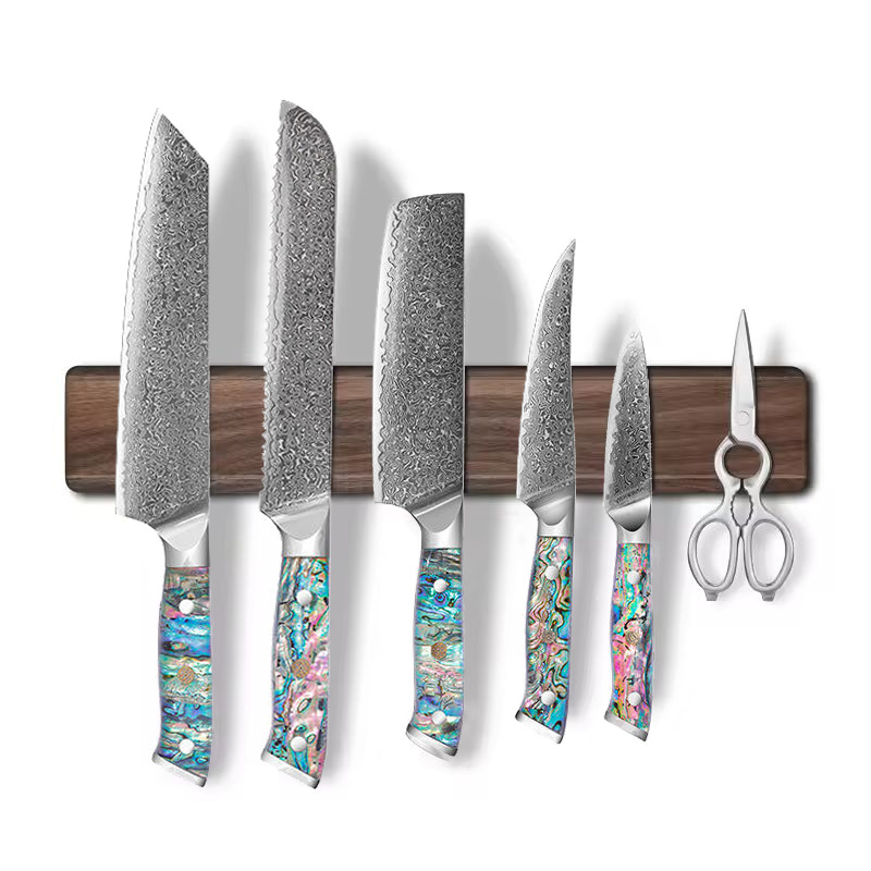 Walnut Wood Strong Magnetic Kn - đánh giá và giá Magnetic Knife Strip