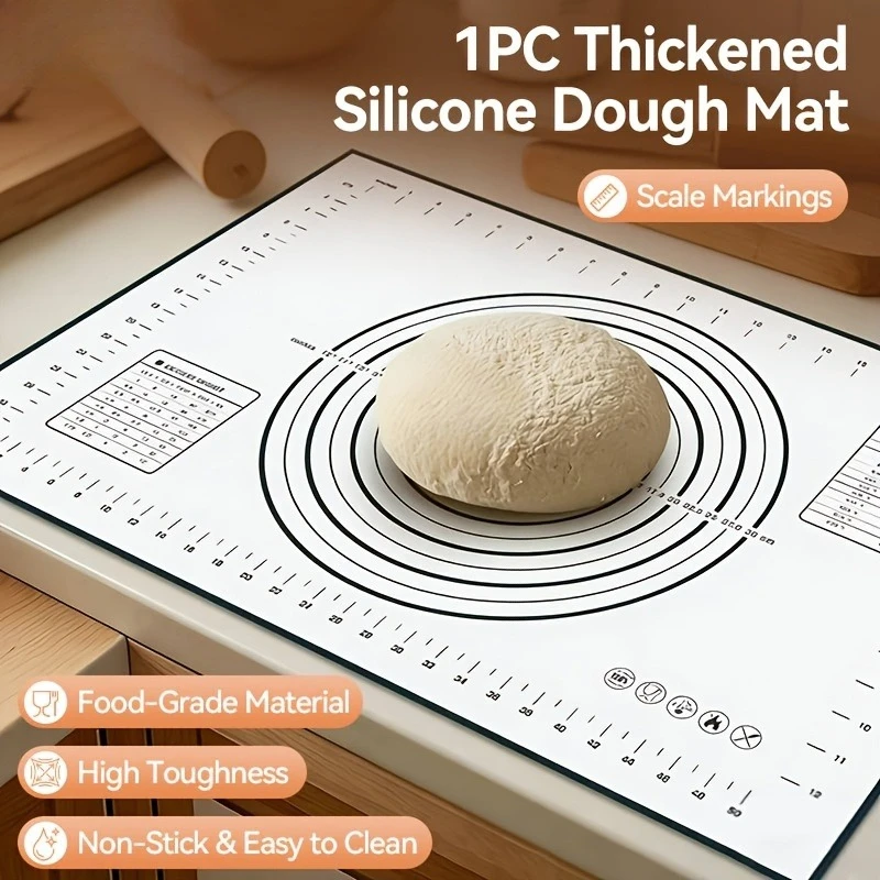 yesThickened Dough Rolling Mat - đánh giá và giá Silicone Baking Mat
