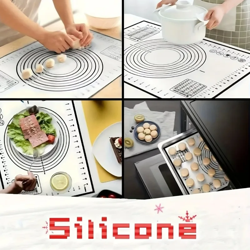 yesThickened Dough Rolling Mat - đánh giá và giá Silicone Baking Mat