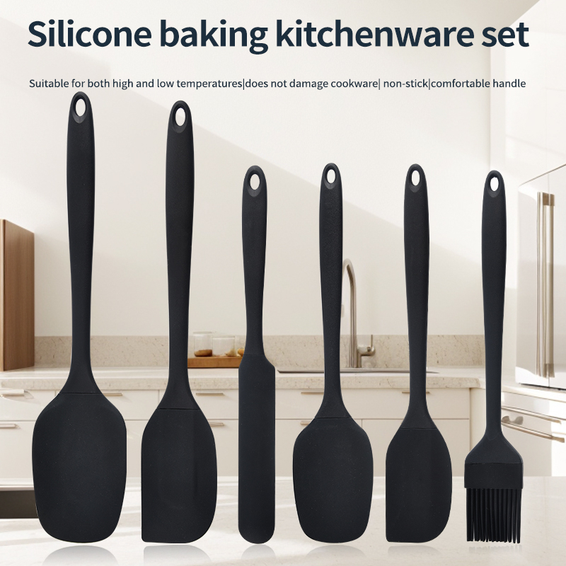 Silicone Kitchenware 6-Piece S - đánh giá và giá Silicone Spatula Set