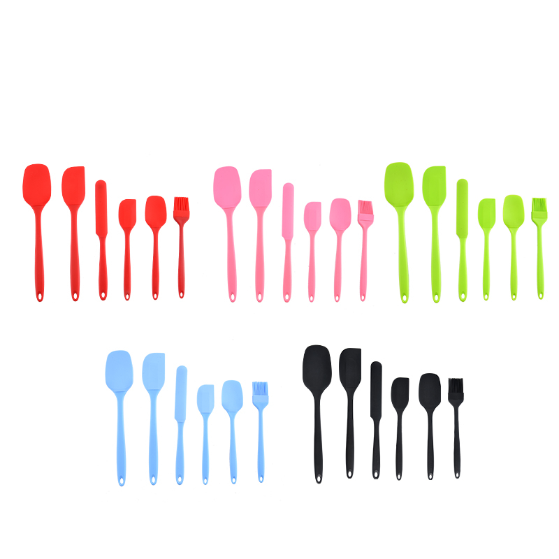 Silicone Kitchenware 6-Piece S - đánh giá và giá Silicone Spatula Set
