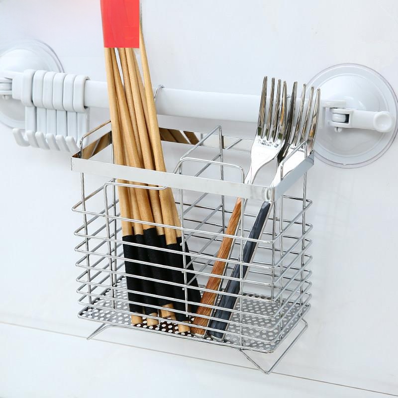 304 Stainless Steel Wall-Mount - đánh giá và giá Kitchen Utensil Holder