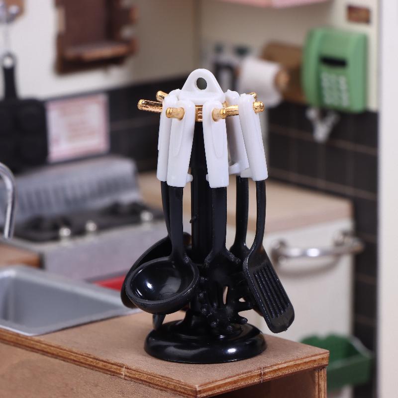 Dollhouse Miniature Accessorie - đánh giá và giá Kitchen Utensil Holder