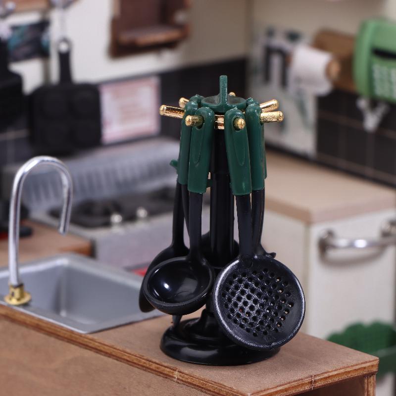 Dollhouse Miniature Accessorie - đánh giá và giá Kitchen Utensil Holder