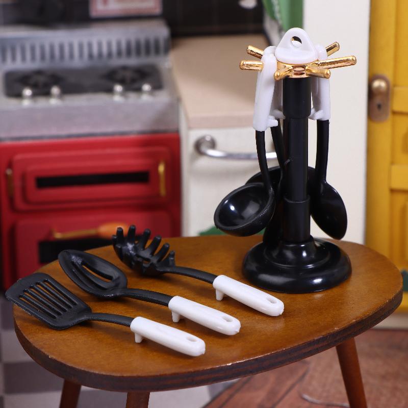 Dollhouse Miniature Accessorie - đánh giá và giá Kitchen Utensil Holder