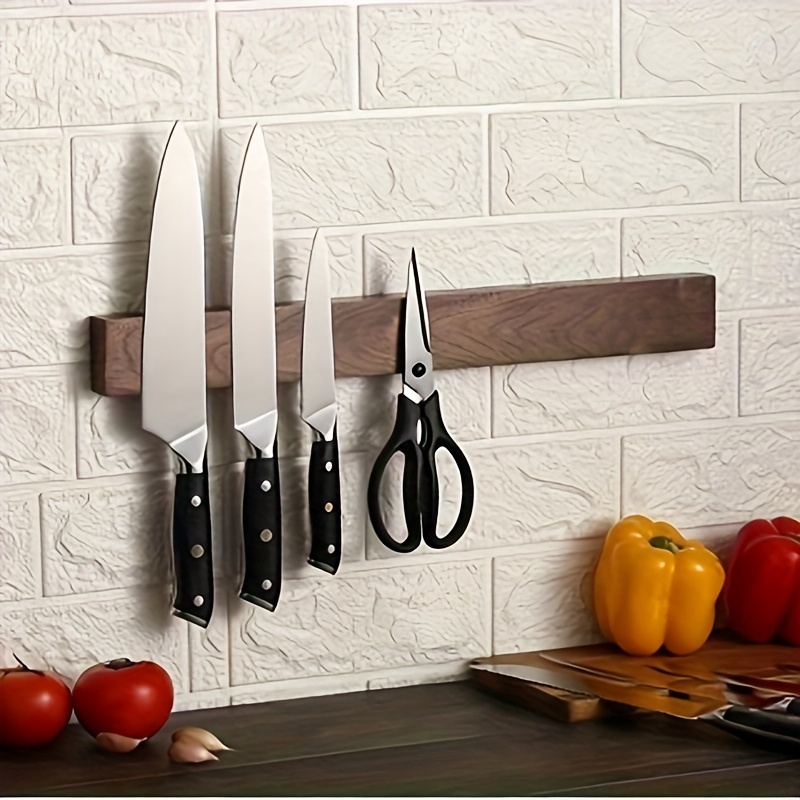 1pc, 16inch Walnut Magnetic Kn - đánh giá và giá Magnetic Knife Strip