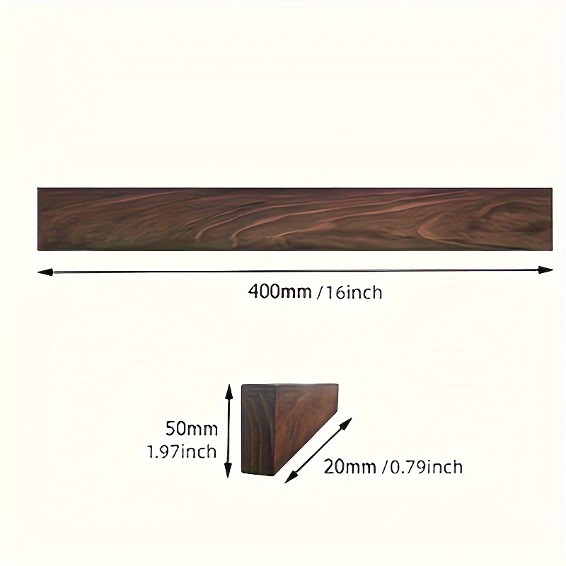 1pc, 16inch Walnut Magnetic Kn - đánh giá và giá Magnetic Knife Strip