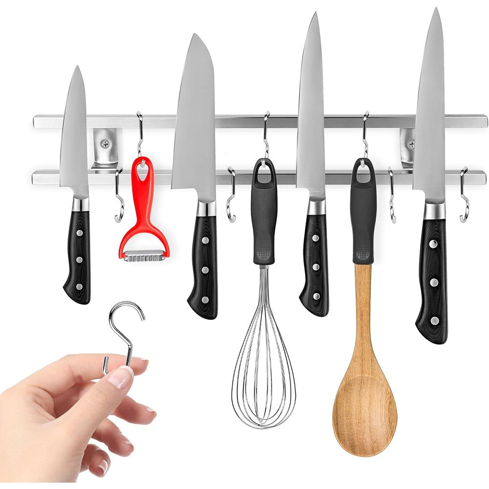 16 Inch Stainless Steel Metal  - đánh giá và giá Magnetic Knife Strip