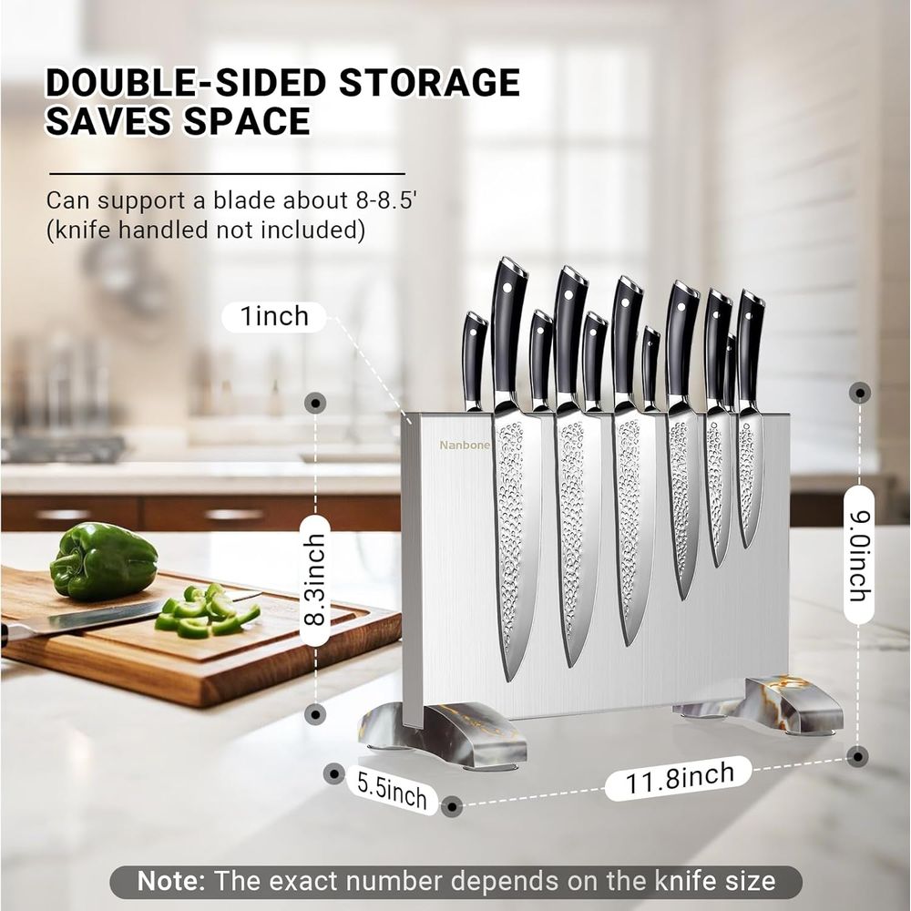 Magnetic Block Stand Without K - đánh giá và giá Magnetic Knife Strip