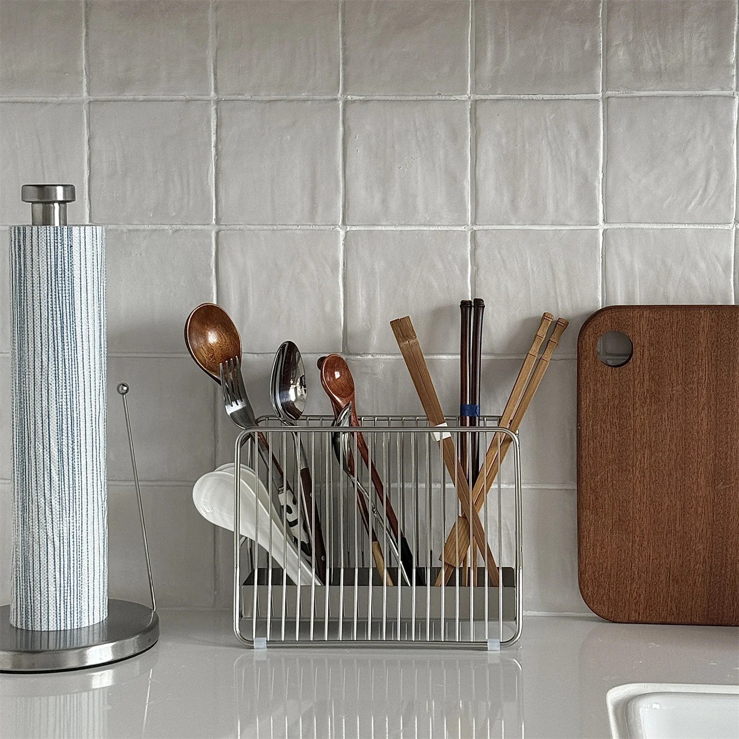 Wall-Mounted 304 Stainless Ste - đánh giá và giá Kitchen Utensil Holder