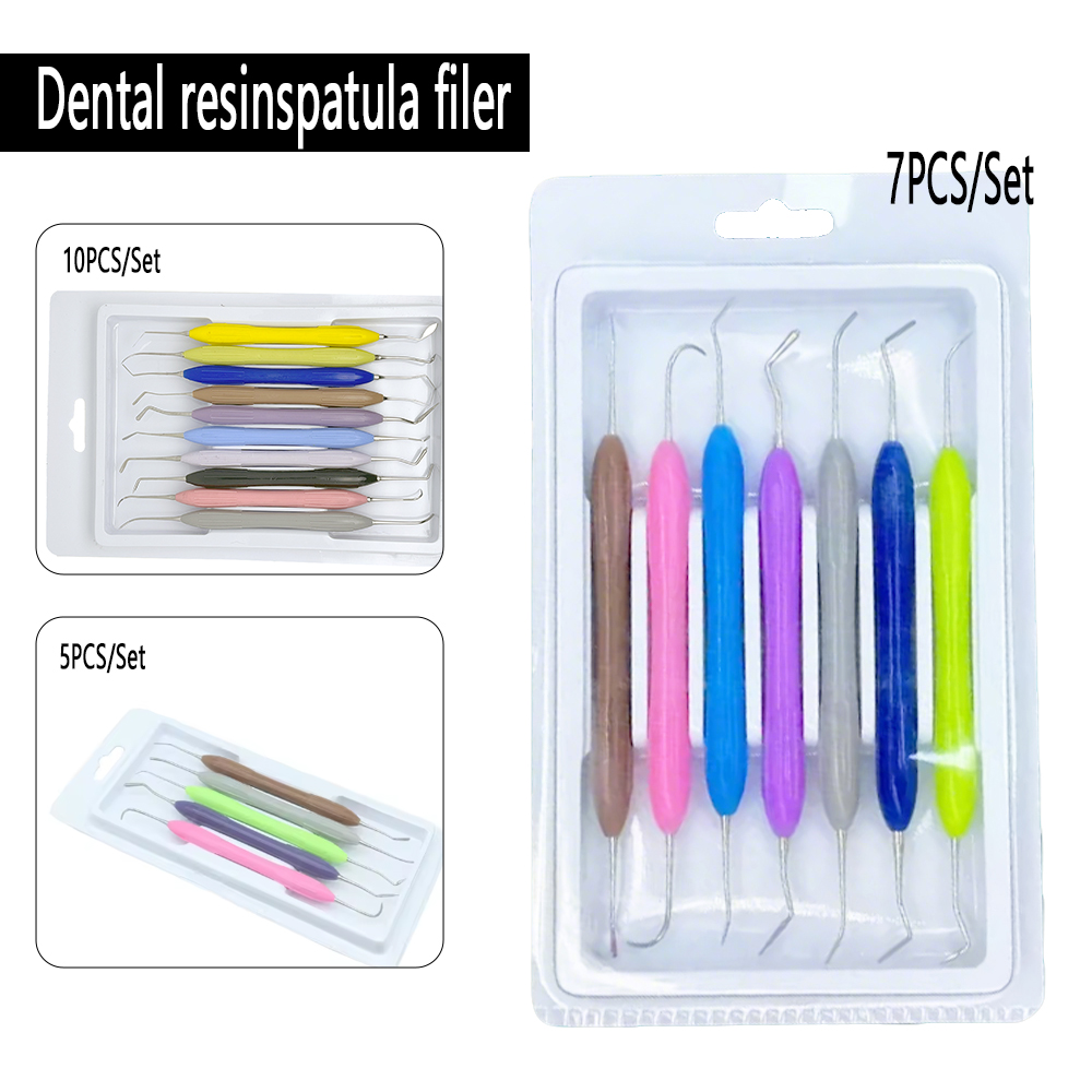 Dental Composite Resin Filler  - đánh giá và giá Silicone Spatula Set