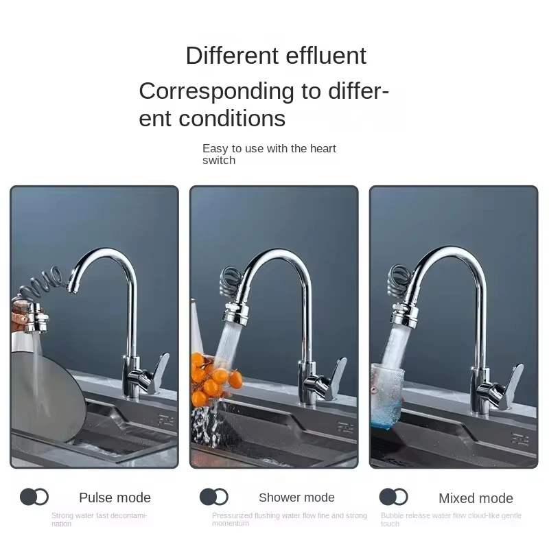 New 3 Modes Sink Faucet 360 De - đánh giá và giá Kitchen Gadgets Everyone Needs