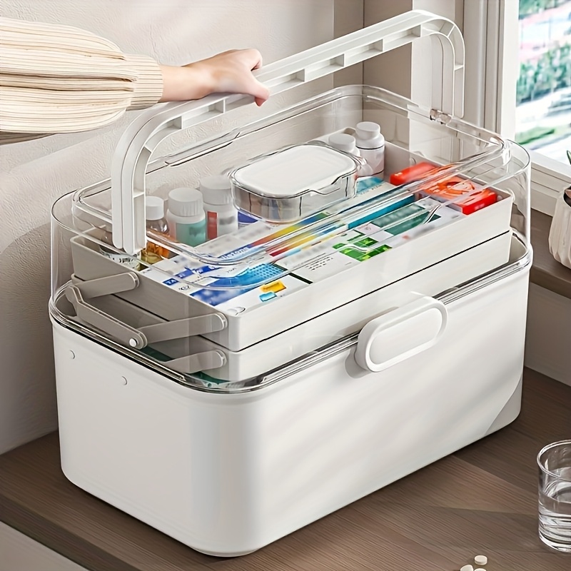 Large Capacity Clear Lid Medic - đánh giá và giá Kitchen Gadgets Cabinet