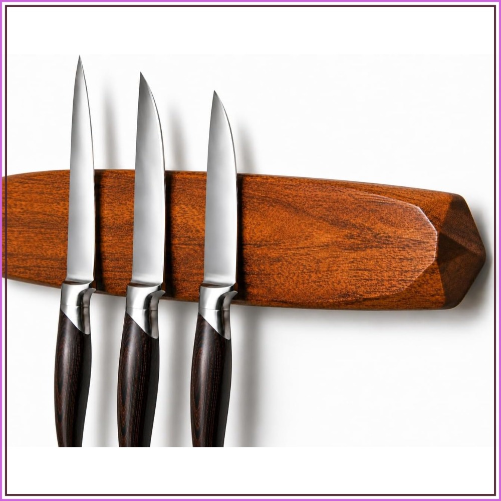 Magnetic Knife Holder - Acacia - đánh giá và giá Magnetic Knife Strip