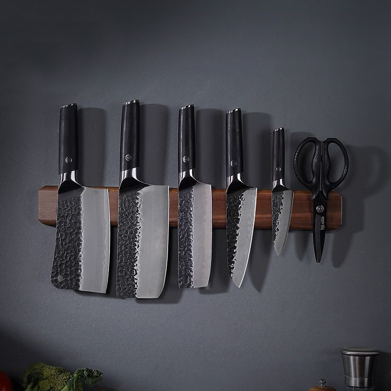 Brand Thick Acacia Wood Magnet - đánh giá và giá Magnetic Knife Strip