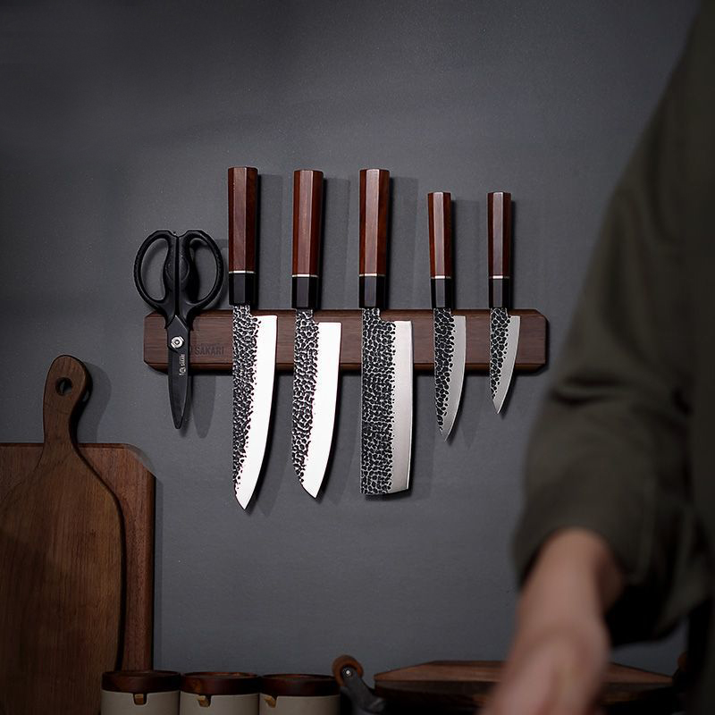 Brand Thick Acacia Wood Magnet - đánh giá và giá Magnetic Knife Strip