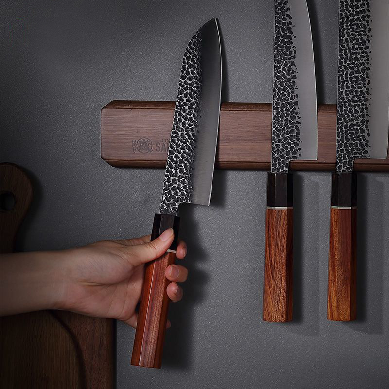 Brand Thick Acacia Wood Magnet - đánh giá và giá Magnetic Knife Strip