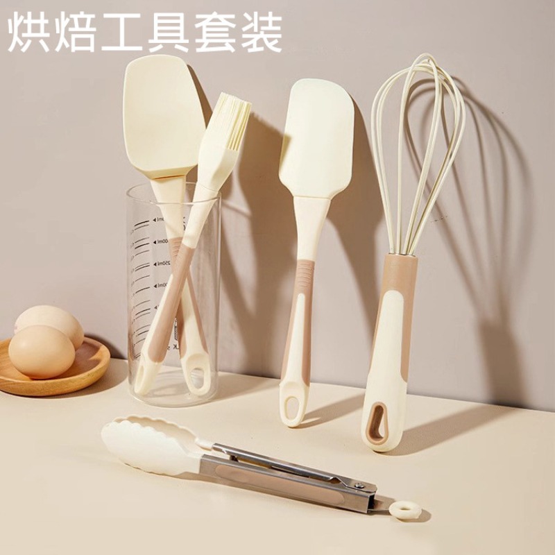 5-Piece Silicone Baking Tool S - đánh giá và giá Silicone Spatula Set