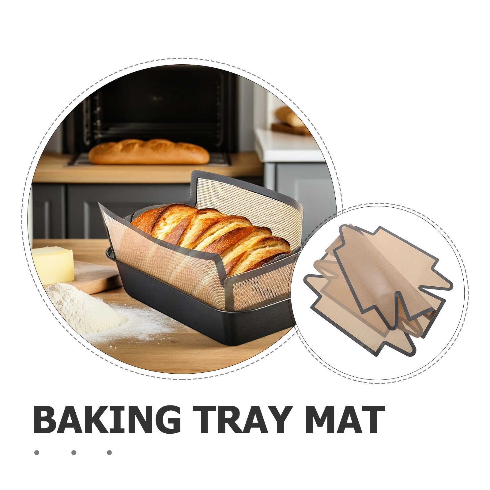 2Pcs Silicone Baking Mats Non- - đánh giá và giá Silicone Baking Mat